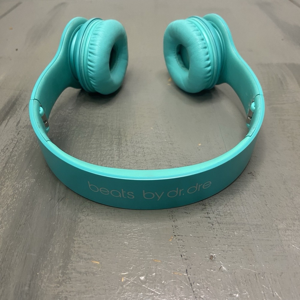 Beats by Dr. Dre Solo HD Headphones Teal NO CABLE FULLY TESTED